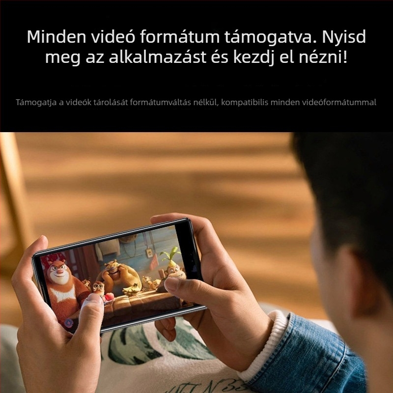 Wi‑Fi MP4 lejátszó 4,0 hüvelykes érintőképernyővel, Bluetooth; 480×800 kijelző; támogatja MP3/WMA/WAV/OGG/FLAC és AVI/FLV videókat; 2000mAh akkumulátor, USB 2.0, TF kártya; OEM elérhető, 1 év garancia
