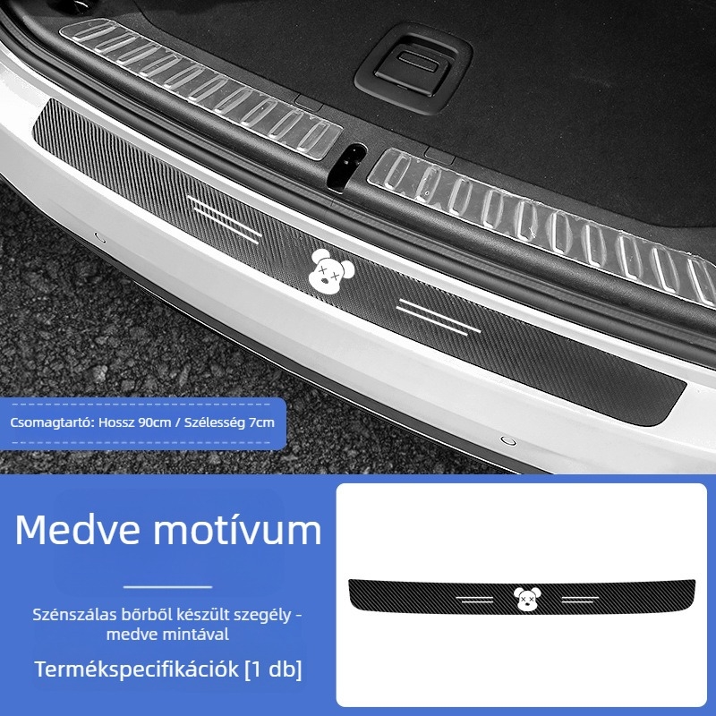 Univerzális autóküszöbvédő és küszöbvédő sáv karcolás elleni védelemmel