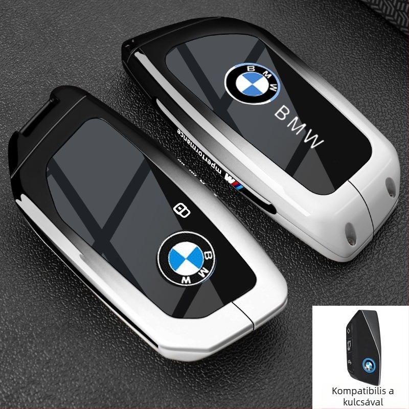 BMW kulcstartó burkolat, cinkötvözet, egyszerű stílus