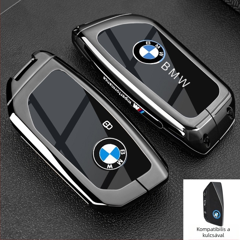 BMW kulcstartó burkolat, cinkötvözet, egyszerű stílus