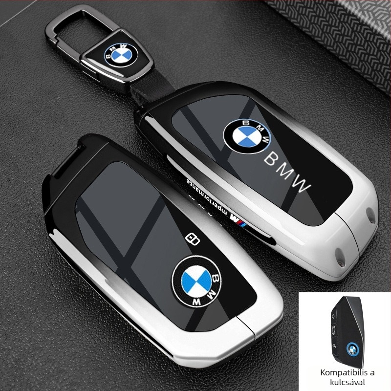 BMW kulcstartó burkolat, cinkötvözet, egyszerű stílus