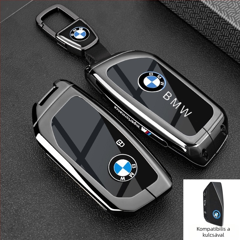 BMW kulcstartó burkolat, cinkötvözet, egyszerű stílus