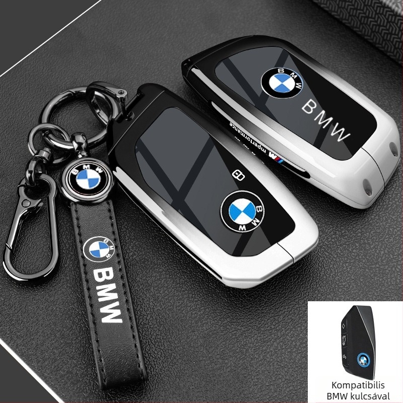 BMW kulcstartó burkolat, cinkötvözet, egyszerű stílus