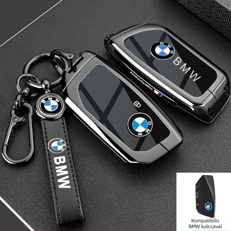BMW kulcstartó burkolat, cinkötvözet, egyszerű stílus