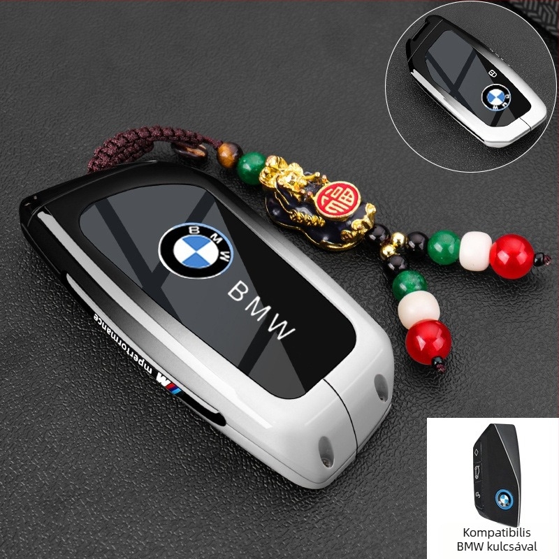 BMW kulcstartó burkolat, cinkötvözet, egyszerű stílus