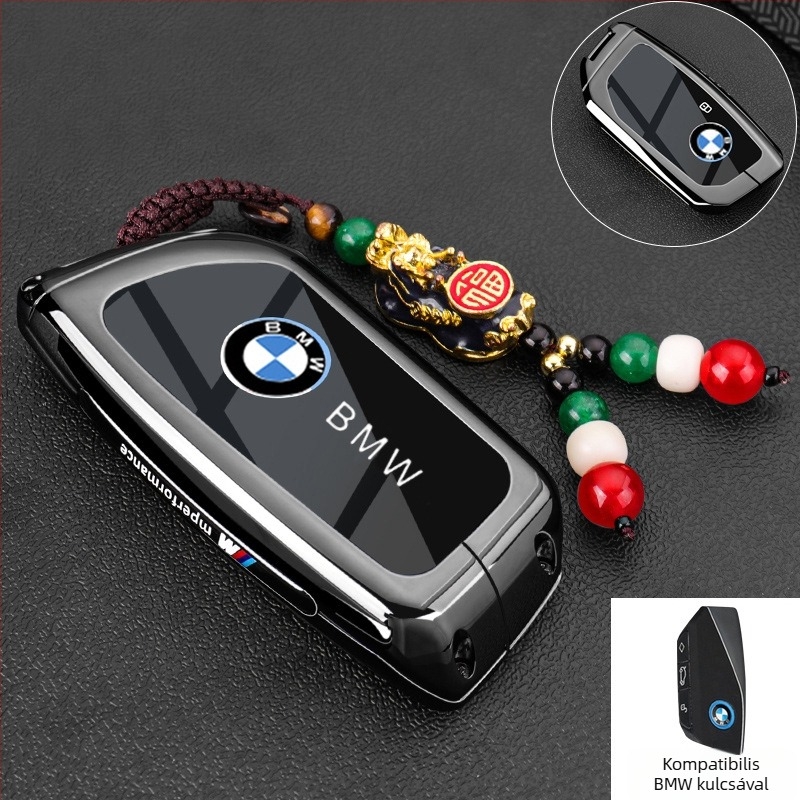 BMW kulcstartó burkolat, cinkötvözet, egyszerű stílus