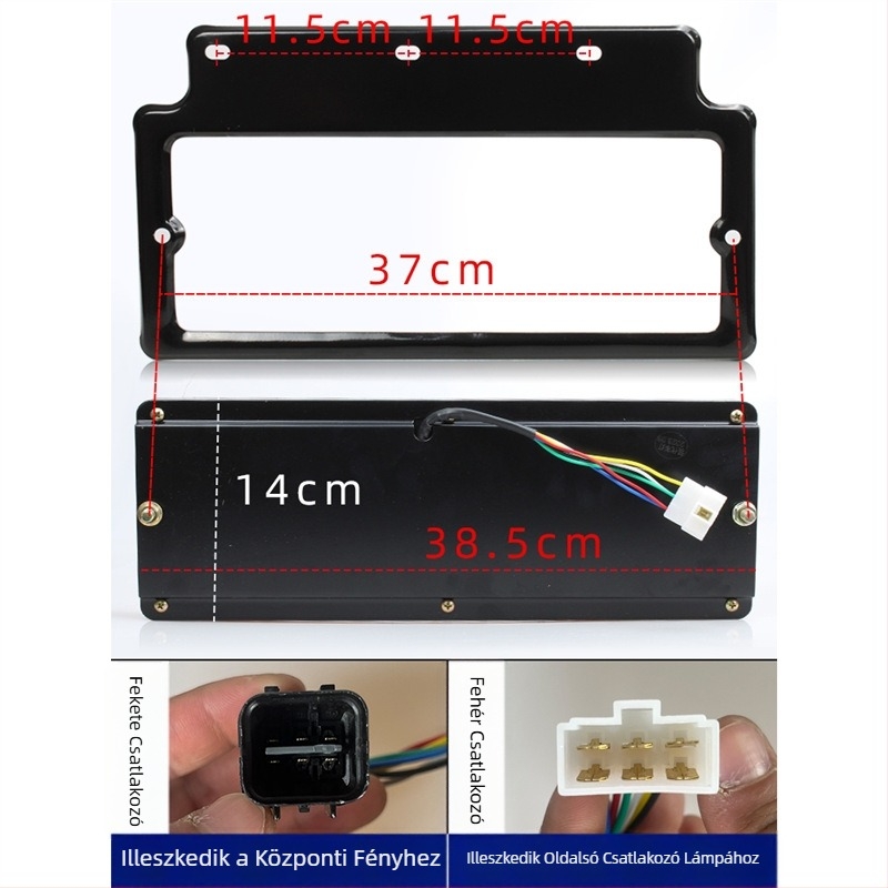 LED hátsó lámpa Jac teherautóhoz – 12V/24V, kompatibil Jac Junling Kangling 808, termékkód 1822764379