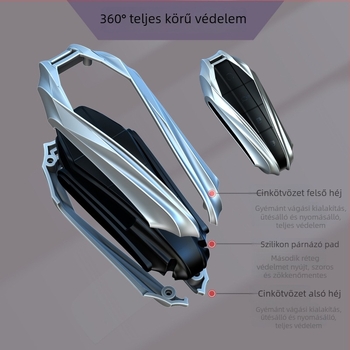 BYD Dolphin kulcsfedél - cinkötvözet, magas minőségű kulcstartó