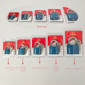 Padlock szekrényekhez, fiókokhoz és ajtókhoz — vasból készült, háztartási zár, modern minimalist stílus, modell Padlock