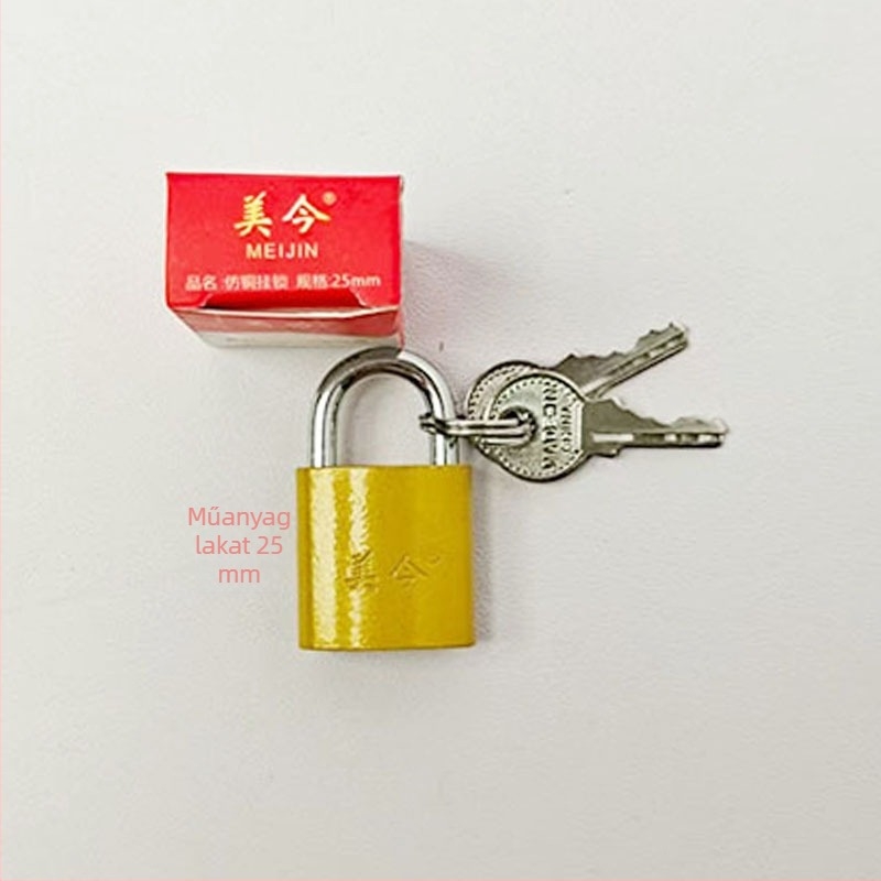 Padlock szekrényekhez, fiókokhoz és ajtókhoz — vasból készült, háztartási zár, modern minimalist stílus, modell Padlock