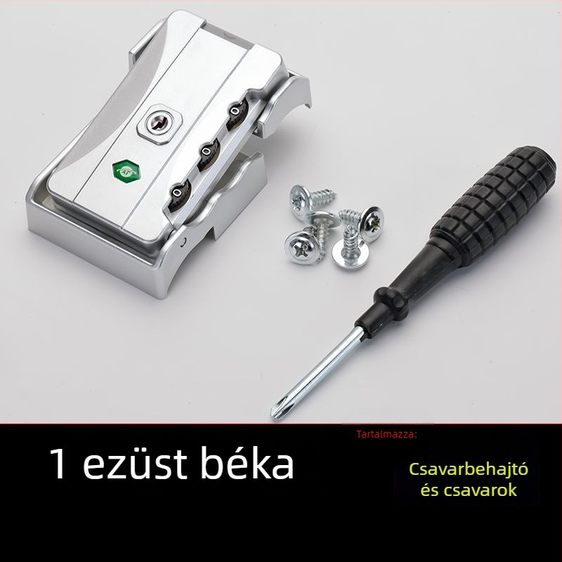 ABS anyagú bőröndzár kiegészítő kártya csat típussal – termékszám 1001618271, 2025 tavasz, bőrönd kiegészítők, elegáns érett nők stílusa