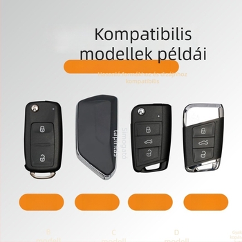Volkswagen kulcsház: ötvözet+PU anyag, trendi stílus, kompatibil Sharan (2007-2018), Polo (2010-2017), Tiguan (2007-2018), Touran (2007-2018).