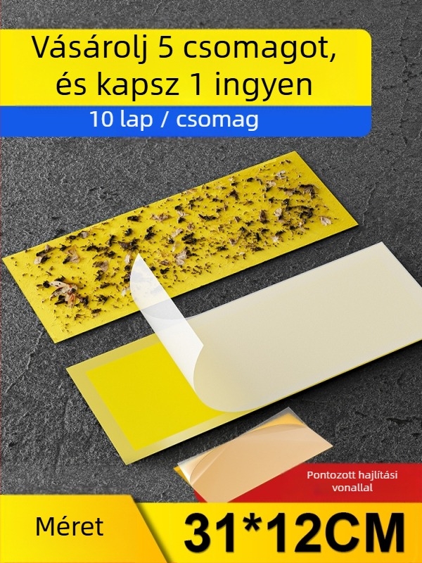 Ragasztó papír legyek elleni lámpához — rovarcsapda panel, 10 m² lefedettség, importált viszkóz hálóanyag, akkumulátor nélkül, univerzális stílus