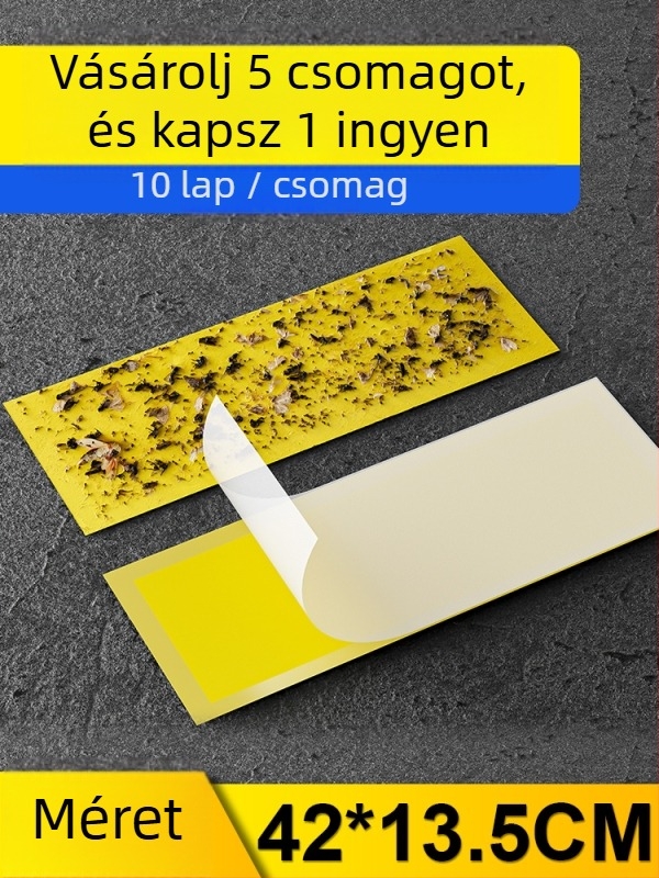 Ragasztó papír legyek elleni lámpához — rovarcsapda panel, 10 m² lefedettség, importált viszkóz hálóanyag, akkumulátor nélkül, univerzális stílus