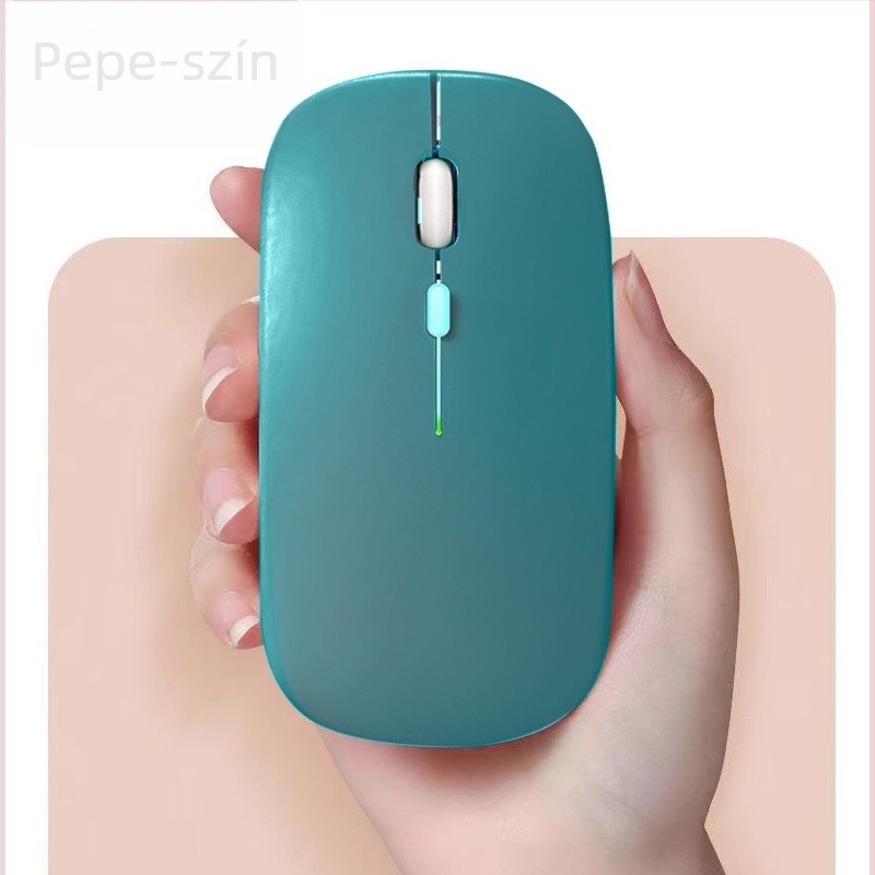 Vezeték nélküli egér, dual módú 2,4G és Bluetooth, 1600 DPI, 10 m hatótávolság, újratölthető, ergonomikus