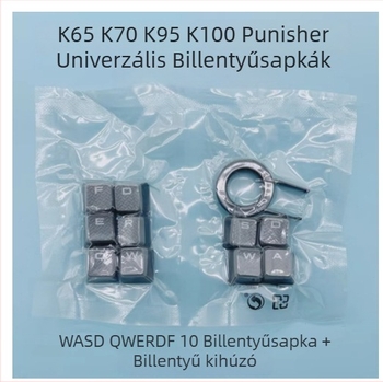 ABS billentyűsapkák készlet Corsair K70 RGB-hez, 10 db univerzális