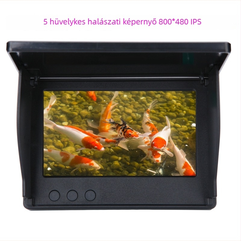 Horgászmonitor – TFT LCD, 800x480 RGB, videó bemenet, PAL/NTSC, LANCEVON
