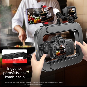 Hordozható LED gyűrűfény élő közvetítéshez és portréfotózáshoz – beépített akkumulátor, 10–50W, 5V, testreszabható, hivatalosan engedélyezett magánmárka Zc.ltd