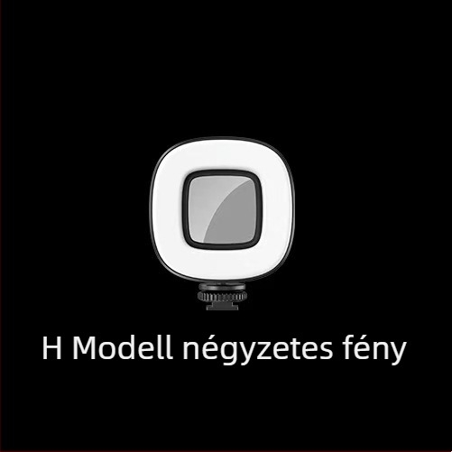 Mini töltőfény fotózáshoz, zseblámpa K-stílus, három színhőmérséklet, teljesítmény kevesebb mint 10W, feszültség 2,8–3,7V