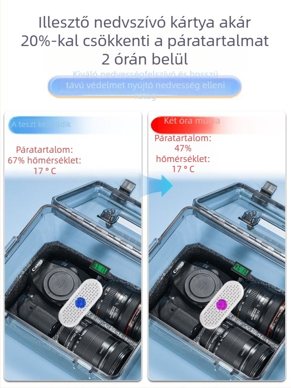 Kamera nedvességvédő doboz SLR digitális felszereléshez – szárítás, penészmentes, zárt tárolás objektívek és felszerelések számára