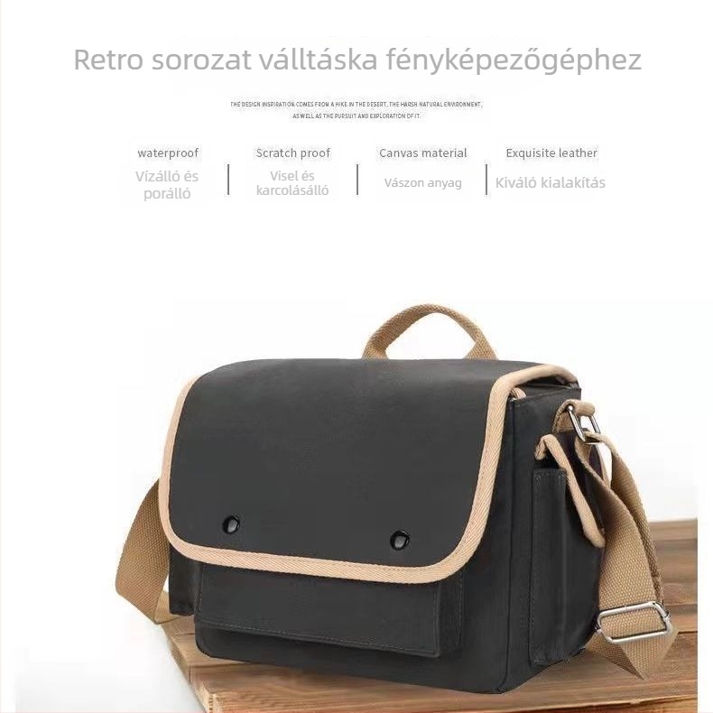 PU anyagú kamera táska, kézitáska stílus, tavasz 2025, férfi dizájn, otthoni tároláshoz (PU anyag; kézitáska stílus; tavasz 2025; férfi dizájn; otthoni tárolás)