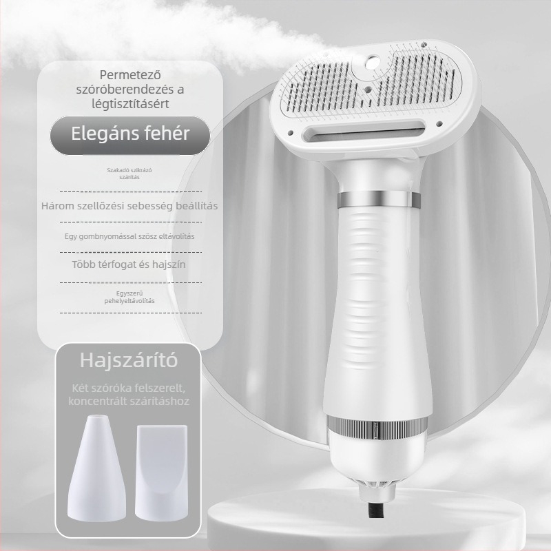 Kutyafésű tüskés fogakkal – ABS anyag, Szőrzetápolás, Csomagolás 80 db, Kutyák számára