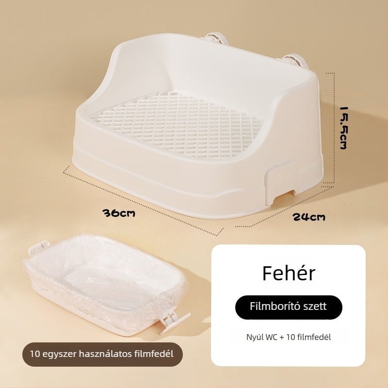 Weibi műanyag split-típusú kisállat toalett – anyag: műanyag; kapacitás: nagy; származás: Sanghaj; 30 db a csomagolásban; márka: Weibi