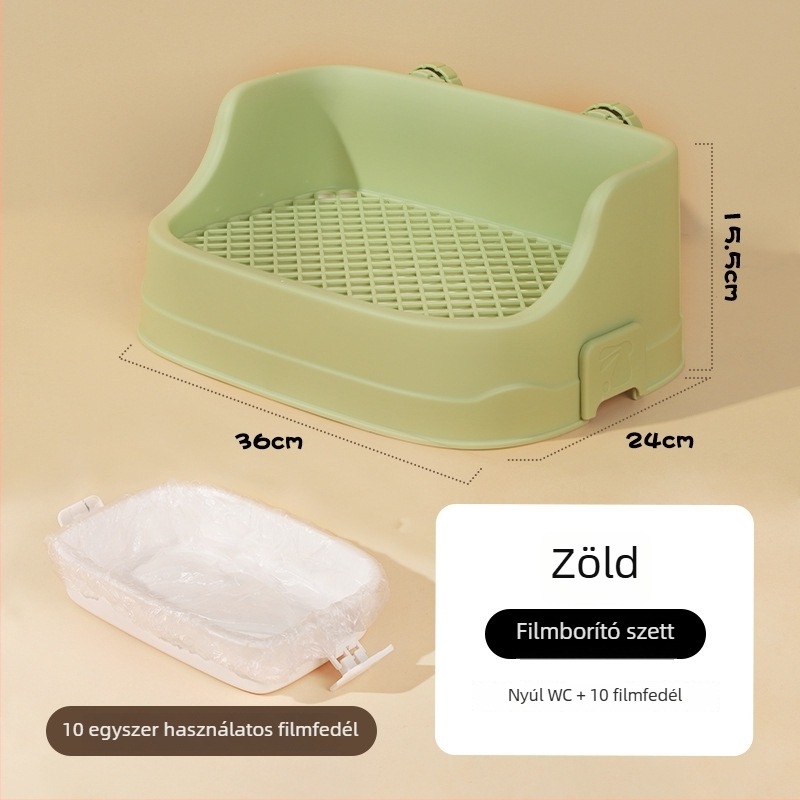 Weibi műanyag split-típusú kisállat toalett – anyag: műanyag; kapacitás: nagy; származás: Sanghaj; 30 db a csomagolásban; márka: Weibi