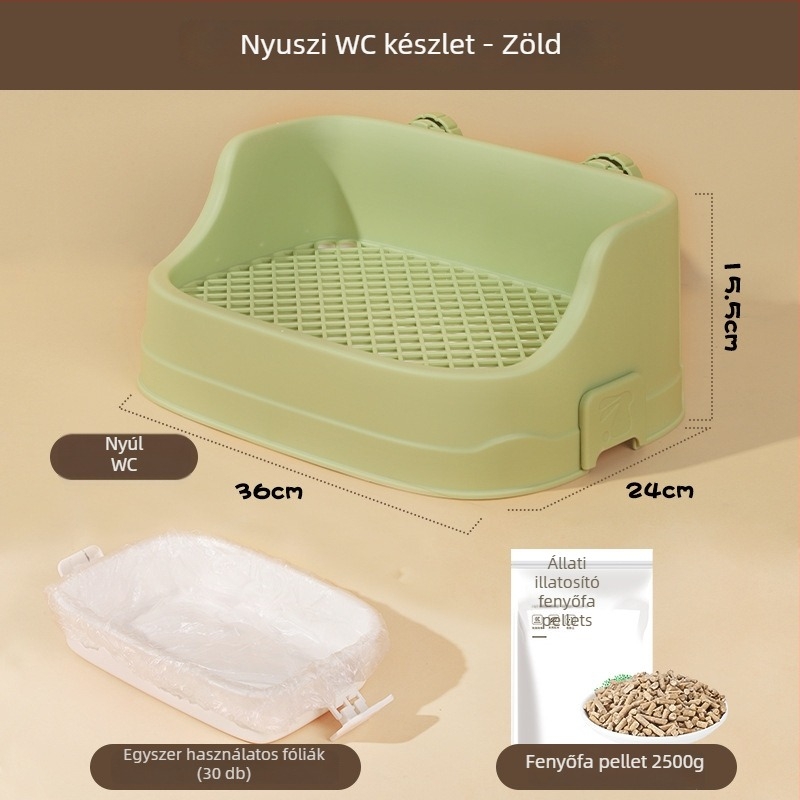 Weibi műanyag split-típusú kisállat toalett – anyag: műanyag; kapacitás: nagy; származás: Sanghaj; 30 db a csomagolásban; márka: Weibi