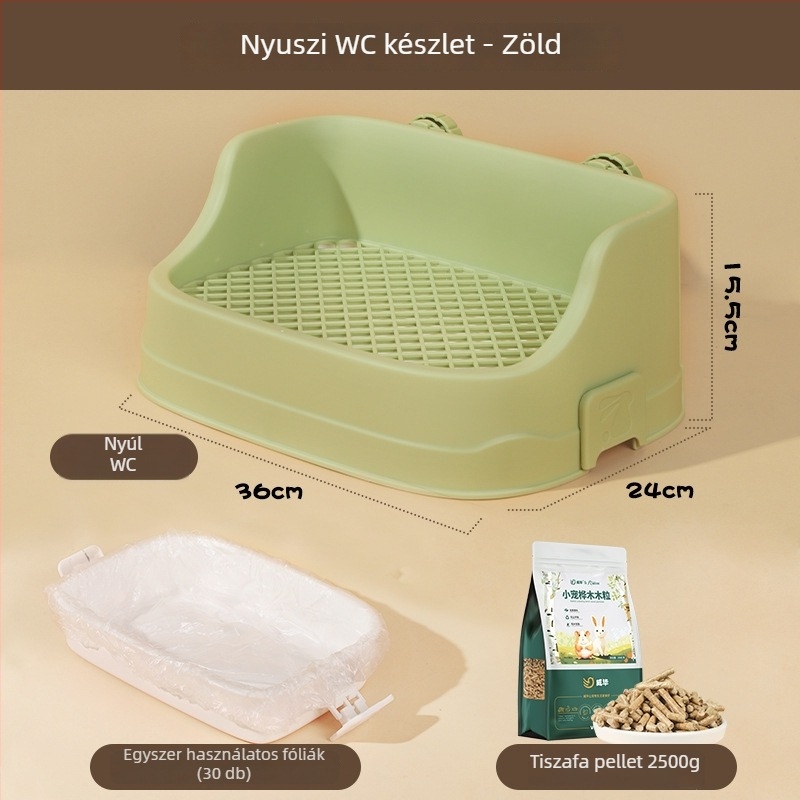 Weibi műanyag split-típusú kisállat toalett – anyag: műanyag; kapacitás: nagy; származás: Sanghaj; 30 db a csomagolásban; márka: Weibi