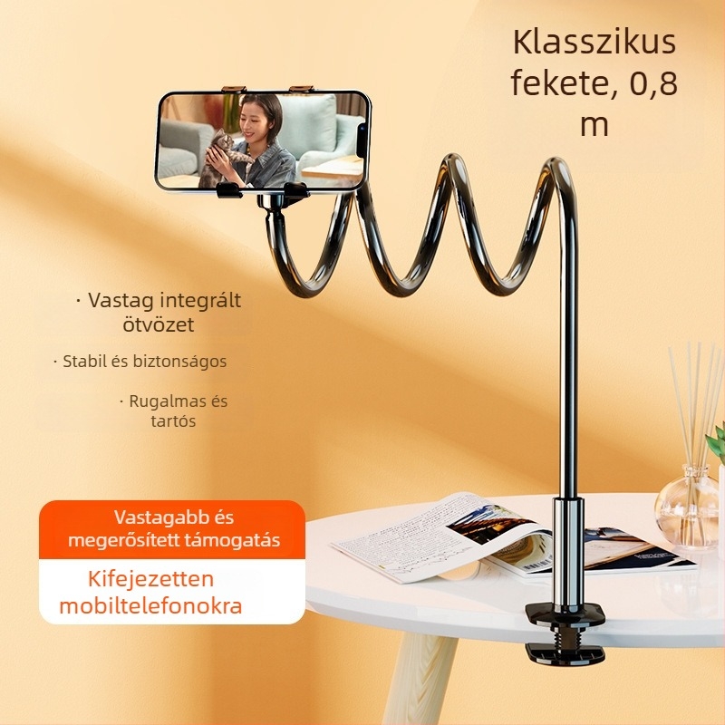 Tablettatartó – éjjeliszekrényre szánt többfunkciós állvány telefonhoz és tablethez, kompatibilis iPad-dal és más táblagépekkel, testreszabott minták elérhetők