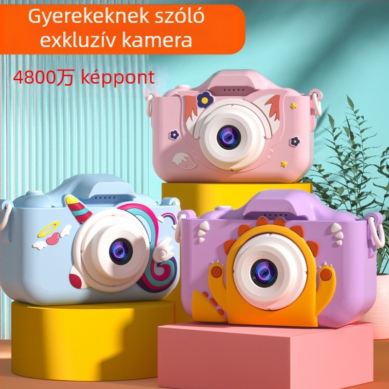 Gyerekeknek szánt kamera X5, 2,4 hüvelykes LCD, több mint 40 MP, TF-kártya, akkumulátor 1-3 óra