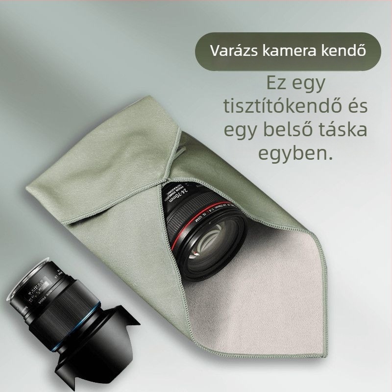 Fényképezőgéptáska - textil belső, egységes mintázat, ergonómikus hátsó panel, DSLR és tükör nélküli kamerákkal kompatibilis (Ősz 2020)
