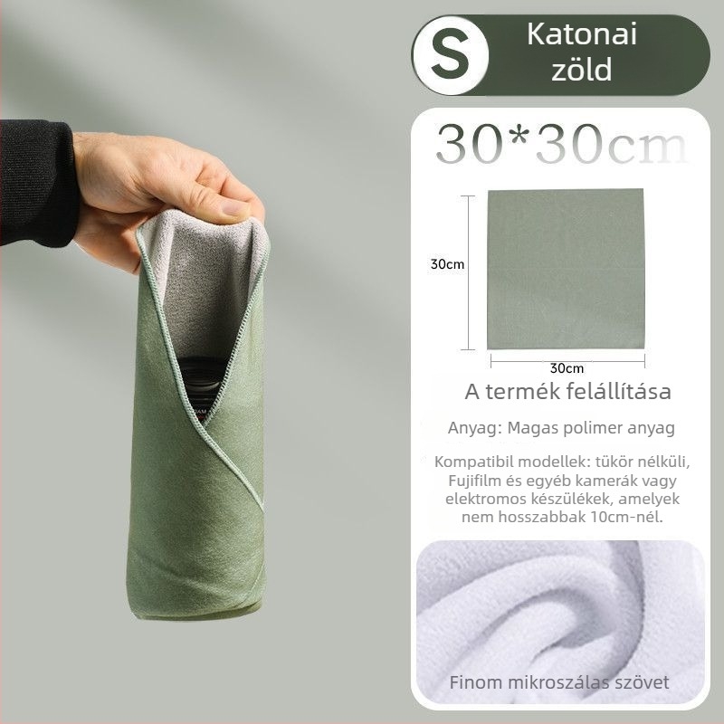 Fényképezőgéptáska - textil belső, egységes mintázat, ergonómikus hátsó panel, DSLR és tükör nélküli kamerákkal kompatibilis (Ősz 2020)