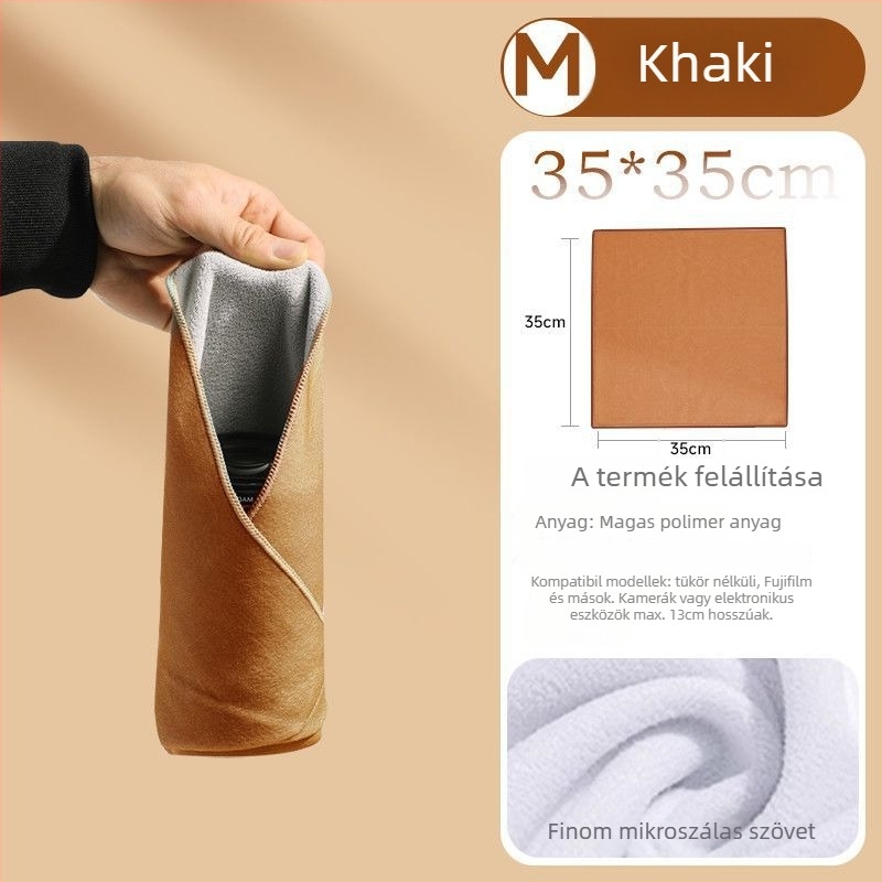 Fényképezőgéptáska - textil belső, egységes mintázat, ergonómikus hátsó panel, DSLR és tükör nélküli kamerákkal kompatibilis (Ősz 2020)