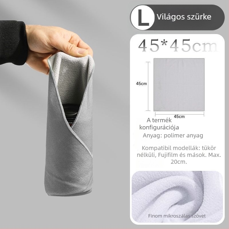 Fényképezőgéptáska - textil belső, egységes mintázat, ergonómikus hátsó panel, DSLR és tükör nélküli kamerákkal kompatibilis (Ősz 2020)