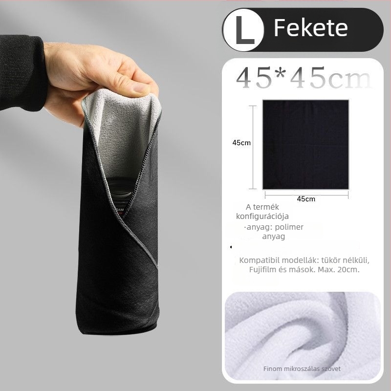 Fényképezőgéptáska - textil belső, egységes mintázat, ergonómikus hátsó panel, DSLR és tükör nélküli kamerákkal kompatibilis (Ősz 2020)