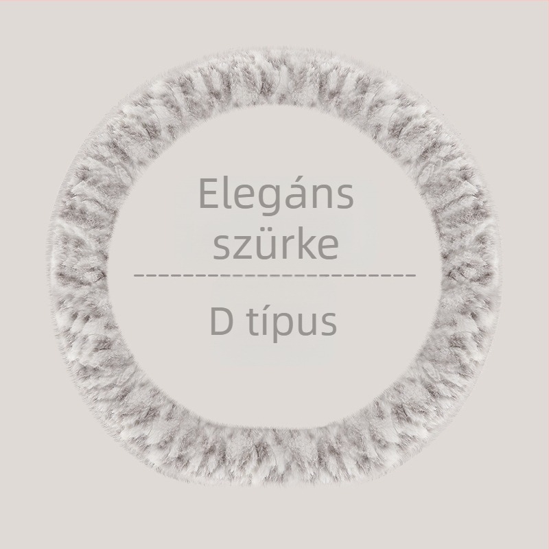Autó kormánykerék borító – uniszex, téli modell, mű plüss, csúszásmentes, minimalist stílus (Mű plüss, Univerzális szerelés, Téli szezon, Univerzális autómárkák, Minimalista stílus)