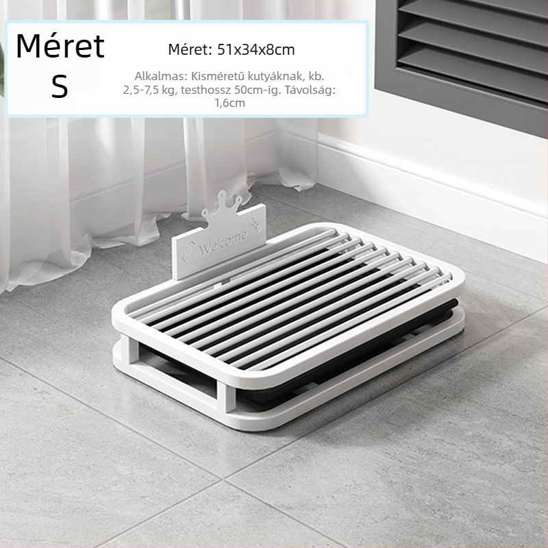 Fióktípusú kutyatoalette, műanyagból, márka Other, nem importált, belső piacra