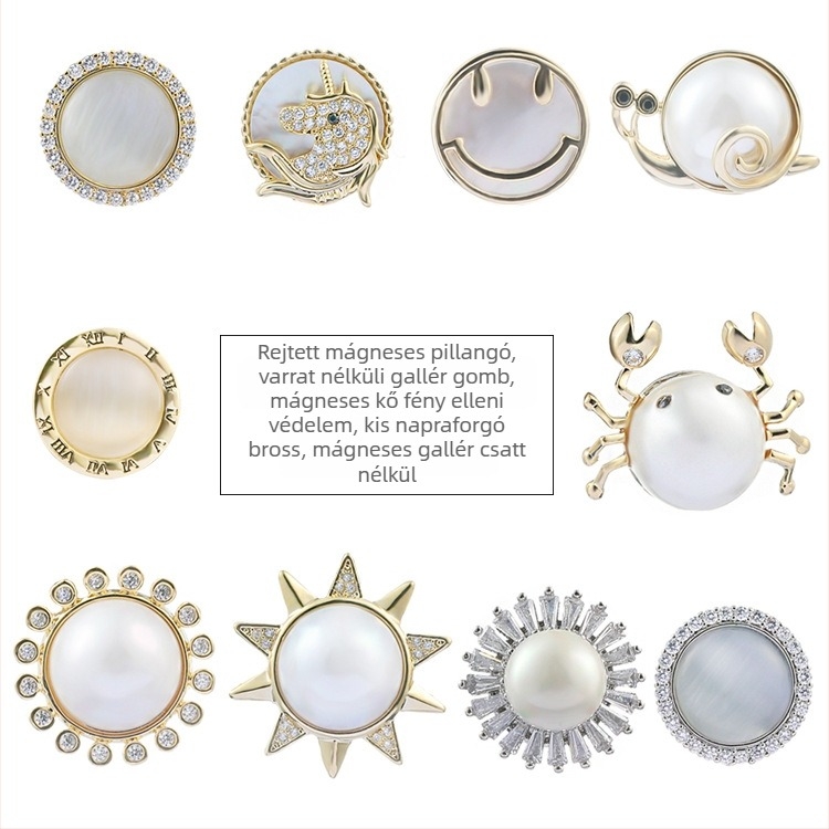 Gallértű, koreai stílus, uniszex, ötvözet, galvanikus bevonat