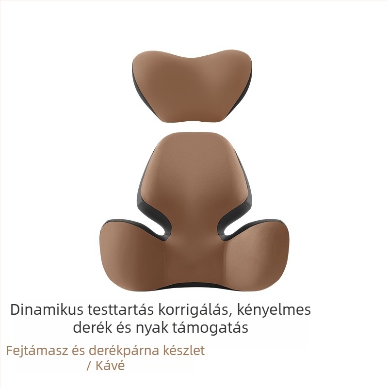Autófej- és deréktámasz, nyak-támasz, memóriás pamut töltet, külső anyag Nylon Spandex, univerzális négyévszakos illeszkedés, testreszabható