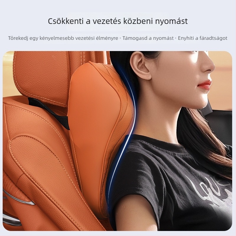Autófej- és nyakpárna – minimalist stílus, univerzális illeszkedés; márka Hui Li; anyag: Egyéb; töltőanyag: Egyéb