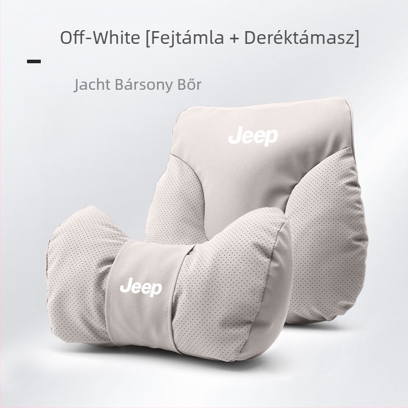 Jeep nyak- és deréktámasz párna – belső dekoráció Wrangler, Compass, Liberty, Renegade