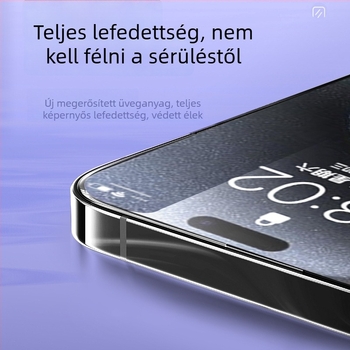 Edzett üveg kijelzővédő anti-peep magánéletvédelmi funkcióval iPhonehoz, teljes lefedettség