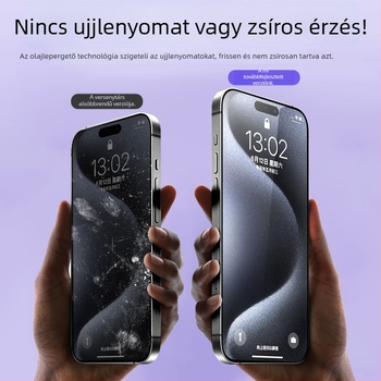 Edzett üveg kijelzővédő anti-peep magánéletvédelmi funkcióval iPhonehoz, teljes lefedettség