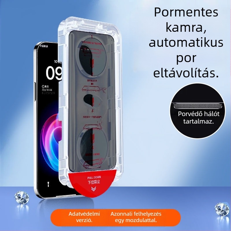 Edzett üveg kijelzővédő anti-peep magánéletvédelmi funkcióval iPhonehoz, teljes lefedettség