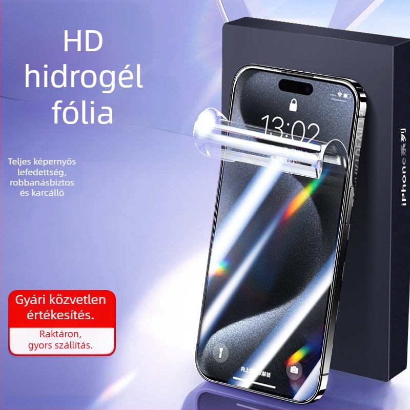 Edzett üveg kijelzővédő anti-peep magánéletvédelmi funkcióval iPhonehoz, teljes lefedettség