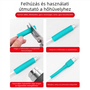 Adatkábel védőburkolat – Márka Jts/Jutai; Modell Data cable protective cover; Henger típus: védővezeték; Stílus: minimalistikus; Anyag: cső; Alkalmas: adatkábelek