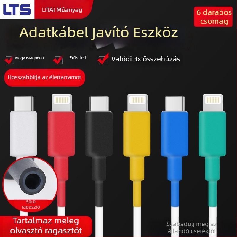 Adatkábel védőburkolat – Márka Jts/Jutai; Modell Data cable protective cover; Henger típus: védővezeték; Stílus: minimalistikus; Anyag: cső; Alkalmas: adatkábelek