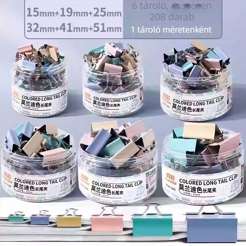 Fém iratklipsz dovetail kialakítással, modell Dovetail clip, sorozat multifunkcionális iratklipsz